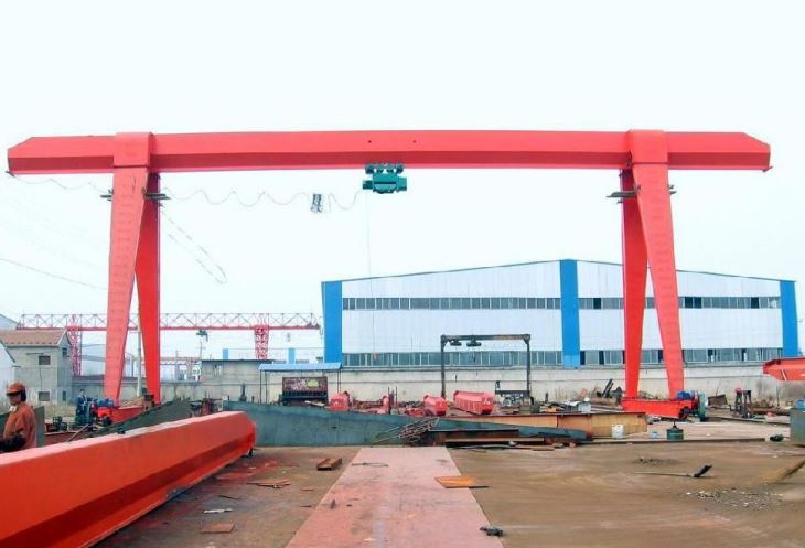 MH आउटडोर सिंगल गर्डर गैन्ट्री क्रेन 32Ton
