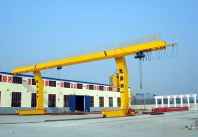 एल के आकार का पैर एकल गिरधार गैन्ट्री क्रेन लहरा के साथ